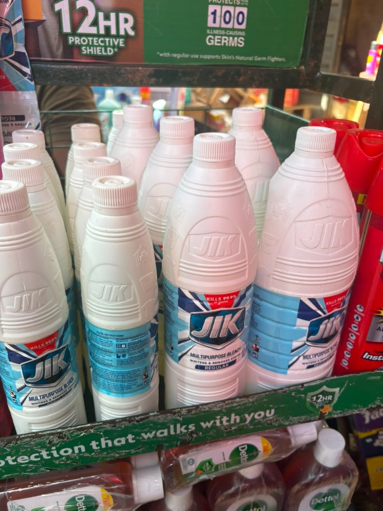 Bleach and Liquid Cleaners